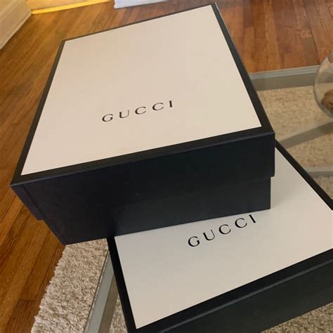 gucci red box|gucci shoe box for sale.